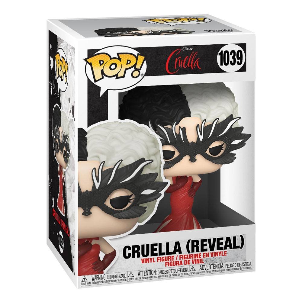 Funko POP! Disney, figurka kolekcjonerska, Cruella, Cruella (Reveal), 1039