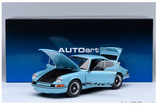 Autoart Porsche 911 Carrera 2.7 Rs Gulf Blue Wi 1:18 78032