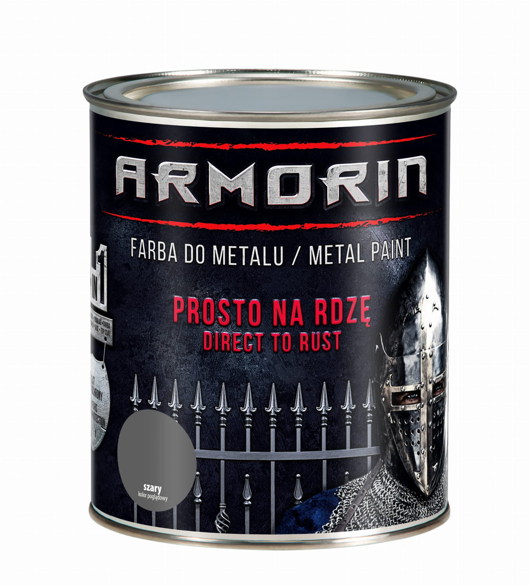 Unicell Farba Antykorozyjna Armorin Szara 0.75 L UNICELL