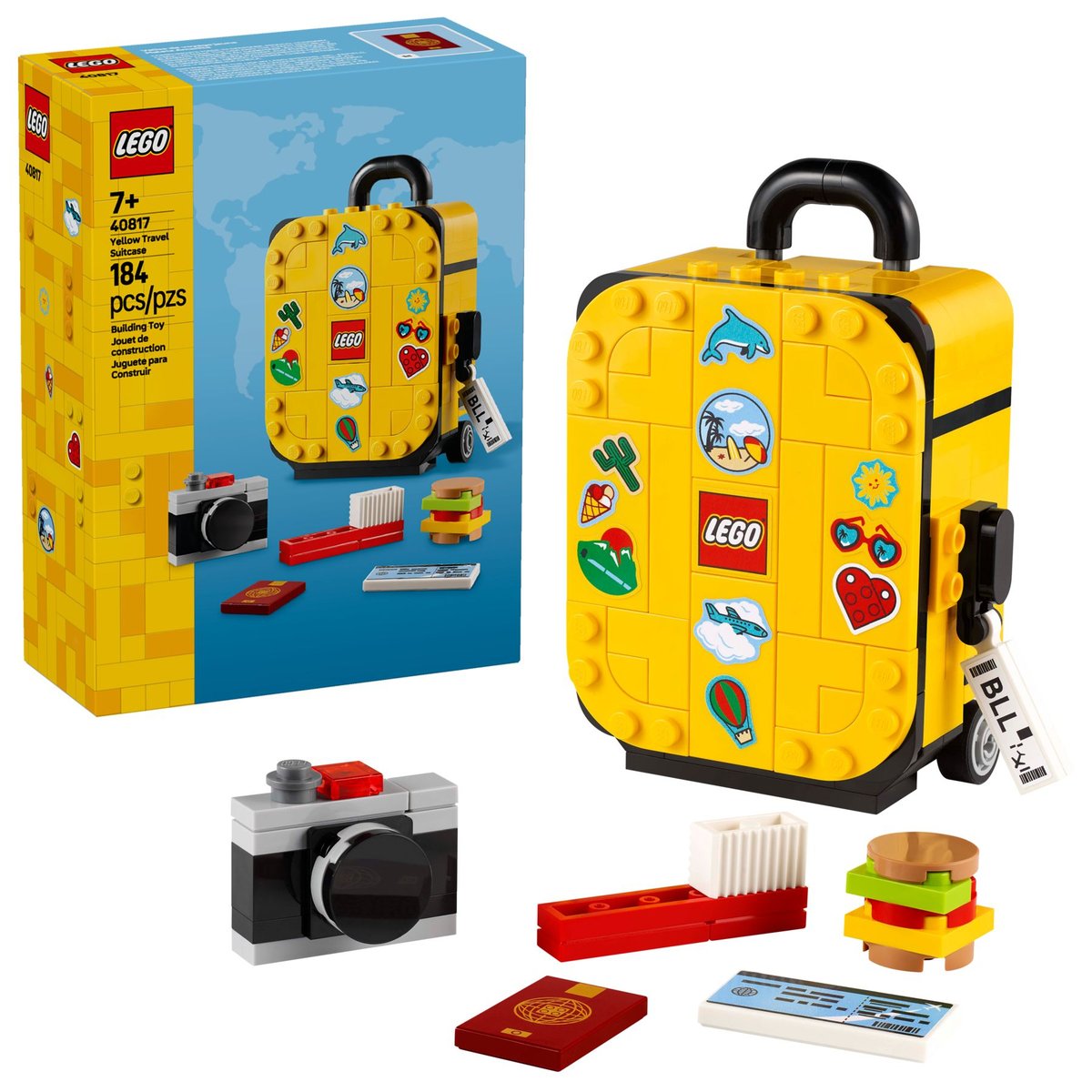 Lego Classic 40817 Żółta Walizka Podróżna