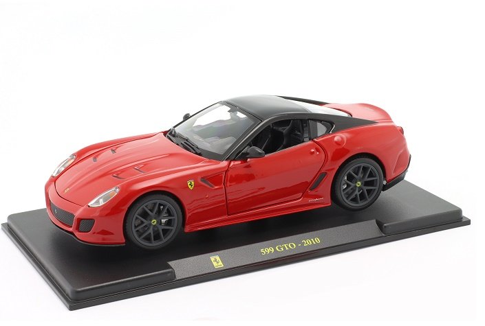 Atlas Ferrari 599 Gto 2010 Red Black 1:24 Col026