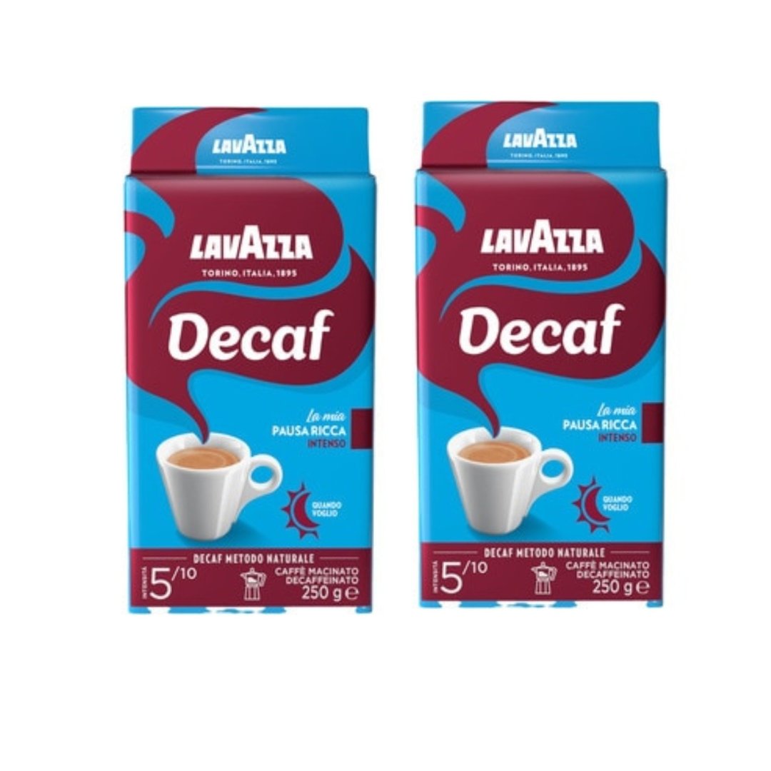Kawa mielona DEK Intenso zestaw 2x250g - Lavazza