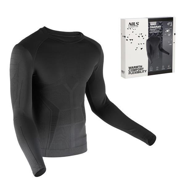 BTK0060 KOSZULKA TERMOAKTYWNA CZARNA MĘSKA 2XL/3XL RAGNAR NILS