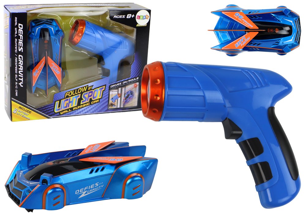 ZDALNIE STEROWANE AUTKO JEŻDŻĄCE PO ŚCIANACH NA LASER