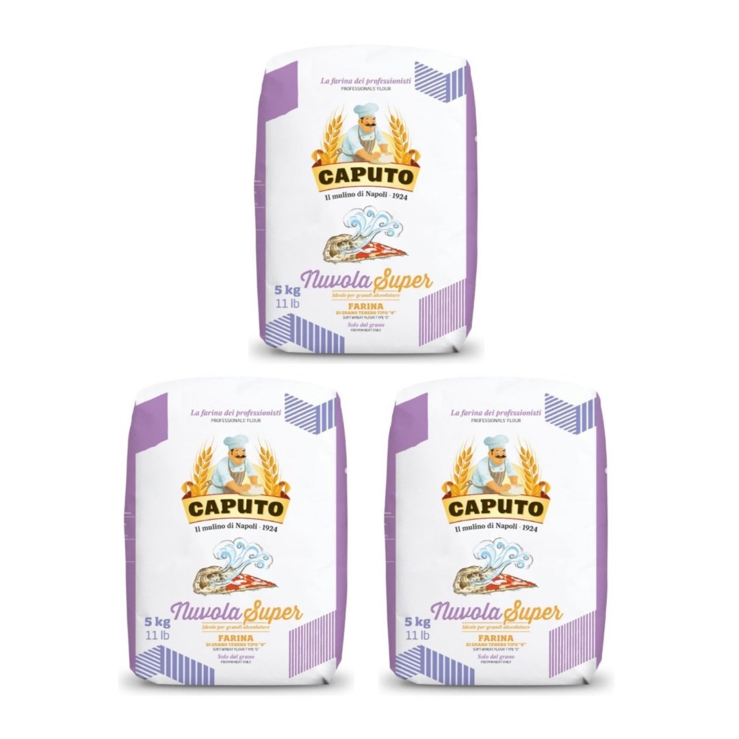Mąka do pizzy Nuvola Super 3x5kg - Caputo