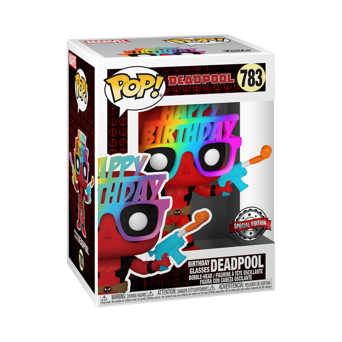 Funko POP! Marvel, figurka kolekcjonerska, Deadpool, Specjalna Edycja, 783