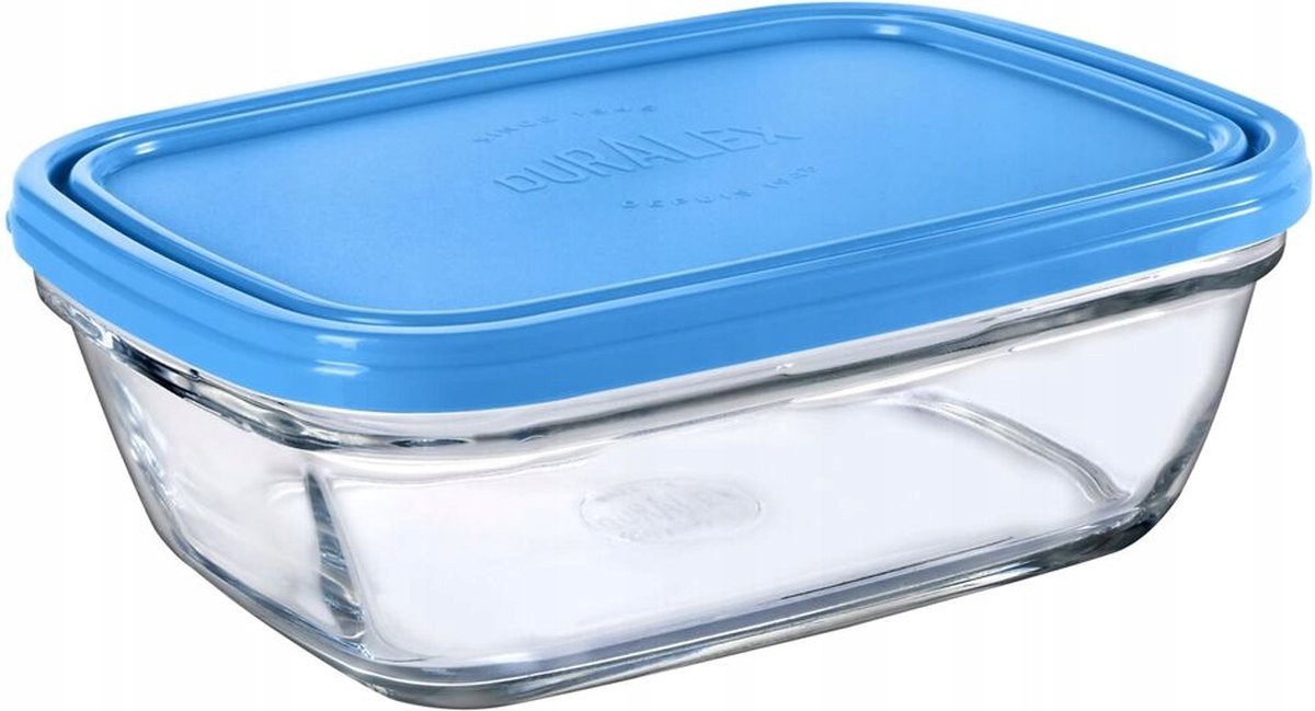Pojemnik szklany z pokrywą na żywność Freshbox 1,7L prostokąt Duralex