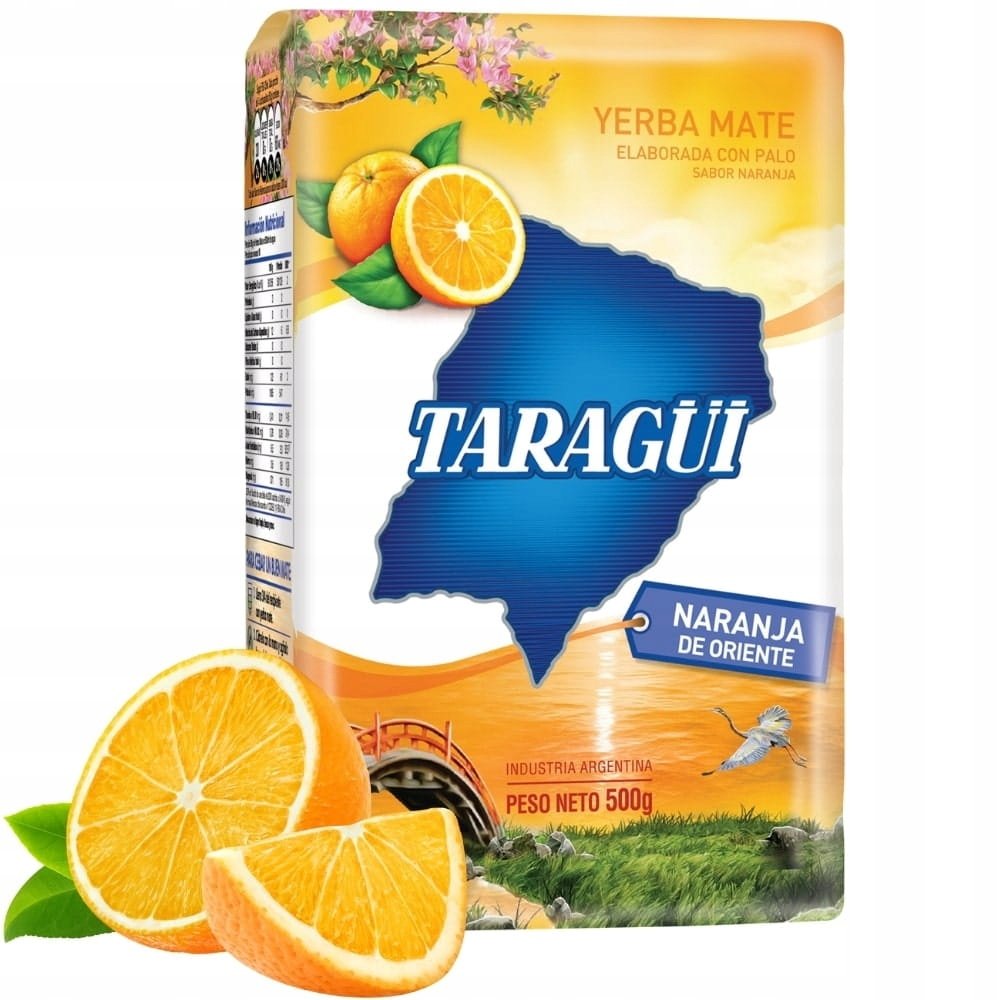 Yerba mate Taragui Naranja de Oriente 500g pomarańczowa