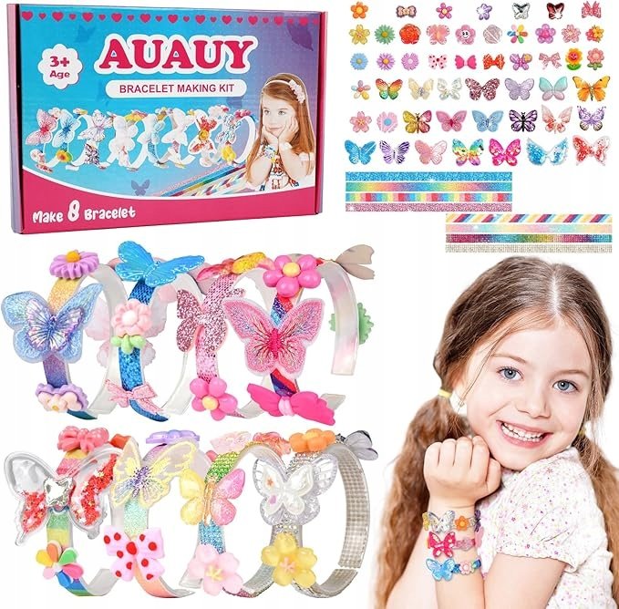 Zestaw do Tworzenia Bransoletek Przyjaźni Modne Rzemiosło DIY dla Dziewcząt