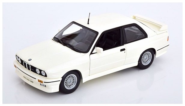Minichamps Bmw M3 E30 1987 White 1:18 180020307