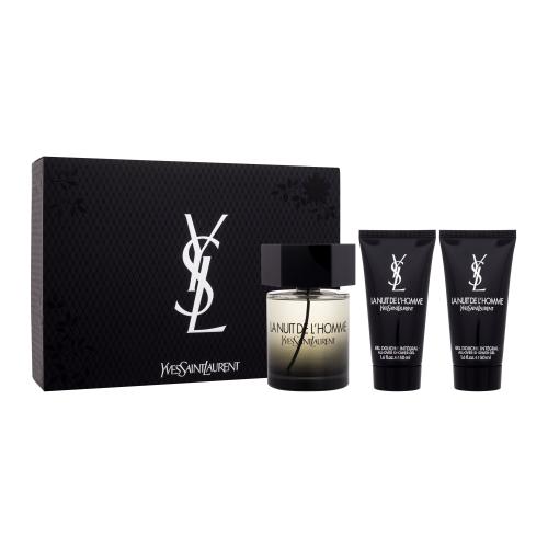 Yves Saint Laurent La Nuit De L'Homme Zestaw woda toaletowa 100 ml + żel pod prysznic 2 x 50 ml