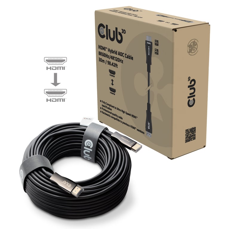 CLUB3D CAC-1392 kabel HDMI 30 m HDMI Typu A (Standard) CAC-1392