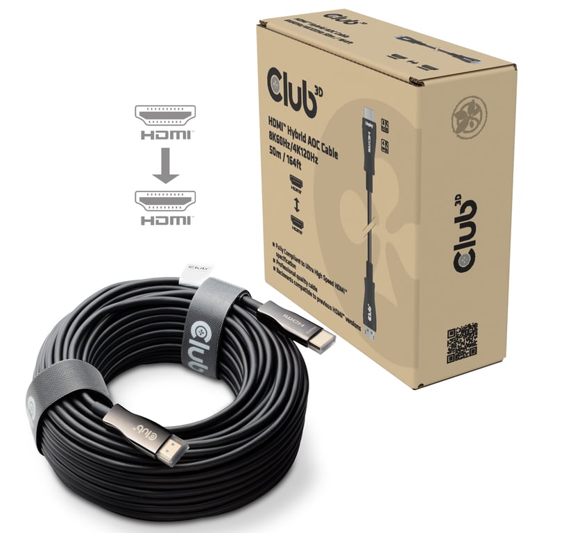 CLUB3D CAC-1393 kabel HDMI 50 m HDMI Typu A (Standard) CAC-1393