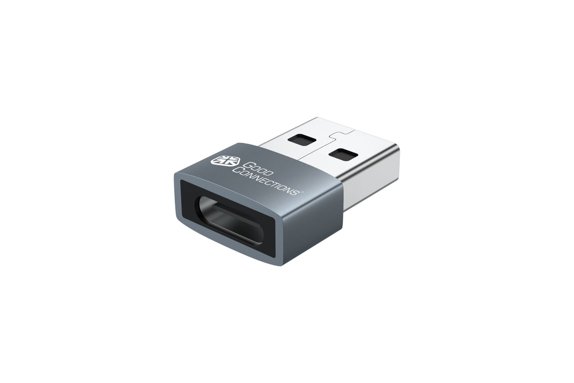 Alcasa USB-AD203 zmieniacz płci / kabli USB-A USB-C Szary USB-AD203