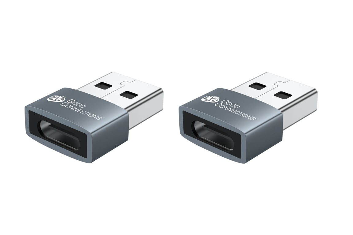 Kabelmeister USB-AD203-2 zmieniacz płci / kabli USB-A USB-C Szary USB-AD203-2