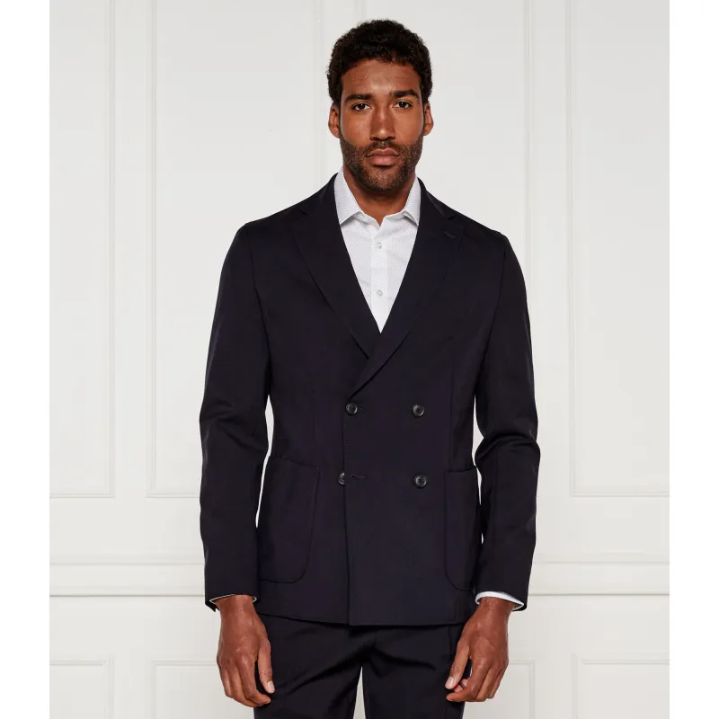 BOSS BLACK Wełniana marynarka C-Hanry-DB | Slim Fit