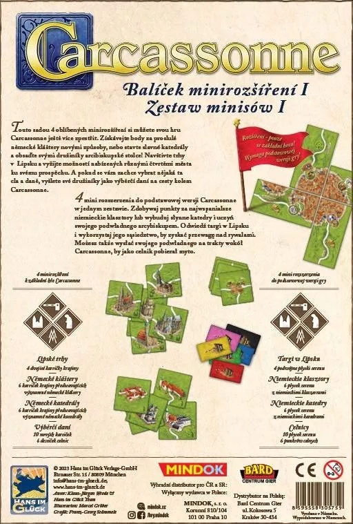 Carcassonne - Zestaw rozszerzeń