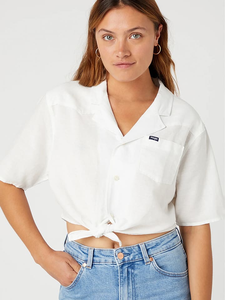 Wrangler Bluzka w kolorze białym