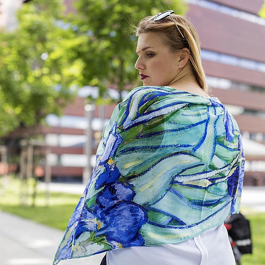 Szal - van Gogh Irysy