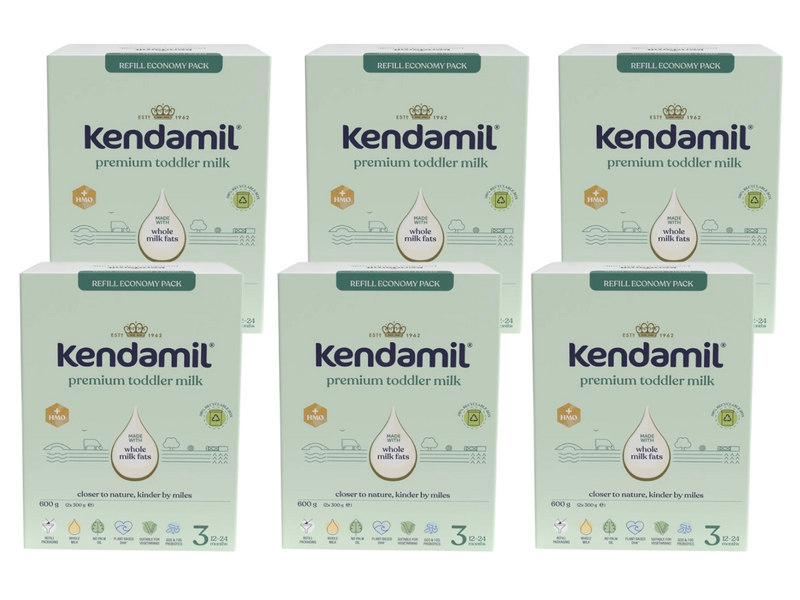 Kendamil Premium Box 3 od 1 roku życia ZESTAW 6 x 600 g