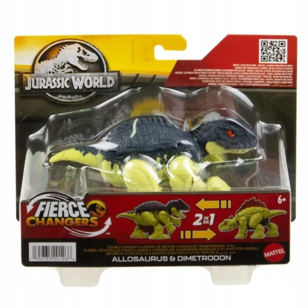 Jurassic World Fierce Changers Dinozaur 2w1 HVB20 - Mattel