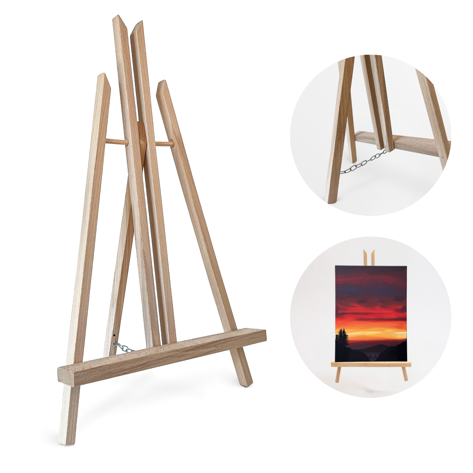 SZTALUGA STOŁOWA MALARSKA 50 cm STUDYJNA MAŁA PLENEROWA POLSKA PRODUKCJA