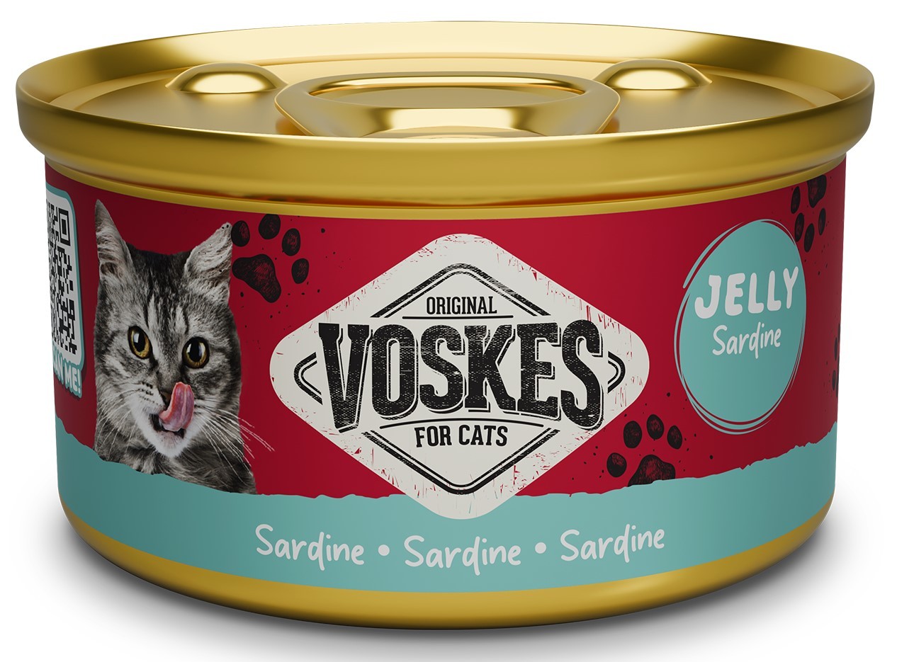 VOSKES Sardynki w galaretce 85g