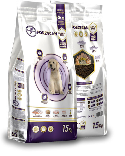 FORZECAN Complete Care Puppy Łosoś i ryż 15kg