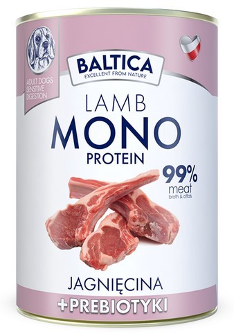 BALTICA NUTRACEUTIC Lamb 99% and prebiotics 400g