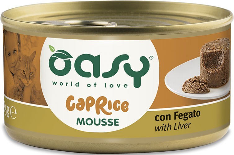 OASY Kot Mousse - z wątróbką 85g (puszka)
