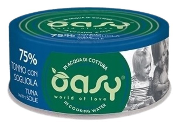 OASY Kot Tuńczyk z solą 70g (puszka)