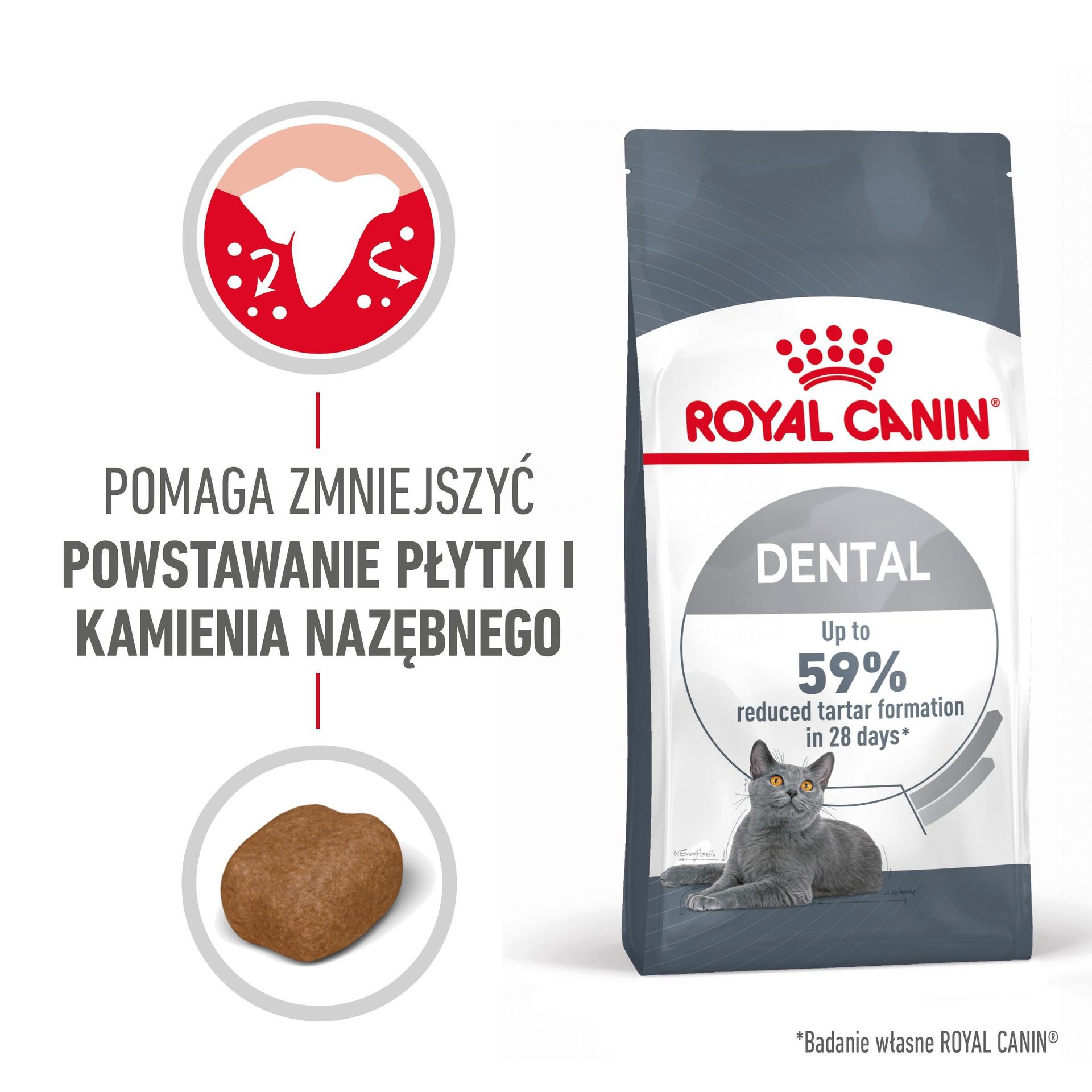 ROYAL CANIN Dental Care karma sucha dla kotów dorosłych, redukująca odkładanie kamienia nazębnego