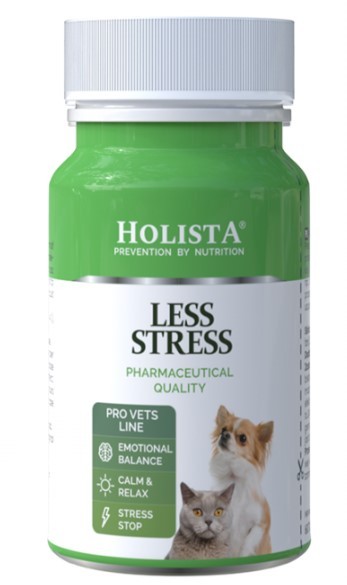 HOLISTA Stress Less - na stres dla psa i kota 60 Tabl.