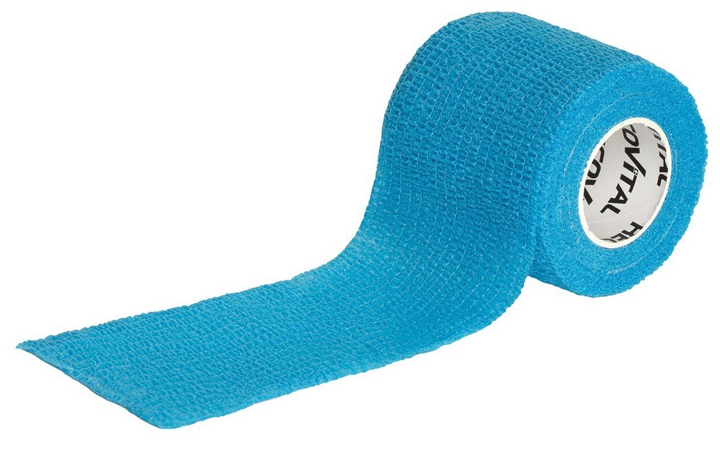 RECOVITAL Bandaż kohezyjny niebieski 5 cm x 4,5 m