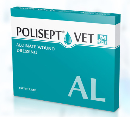 POLISEPT VET Opatrunek AL na rany 10 x 10cm 3 szt.