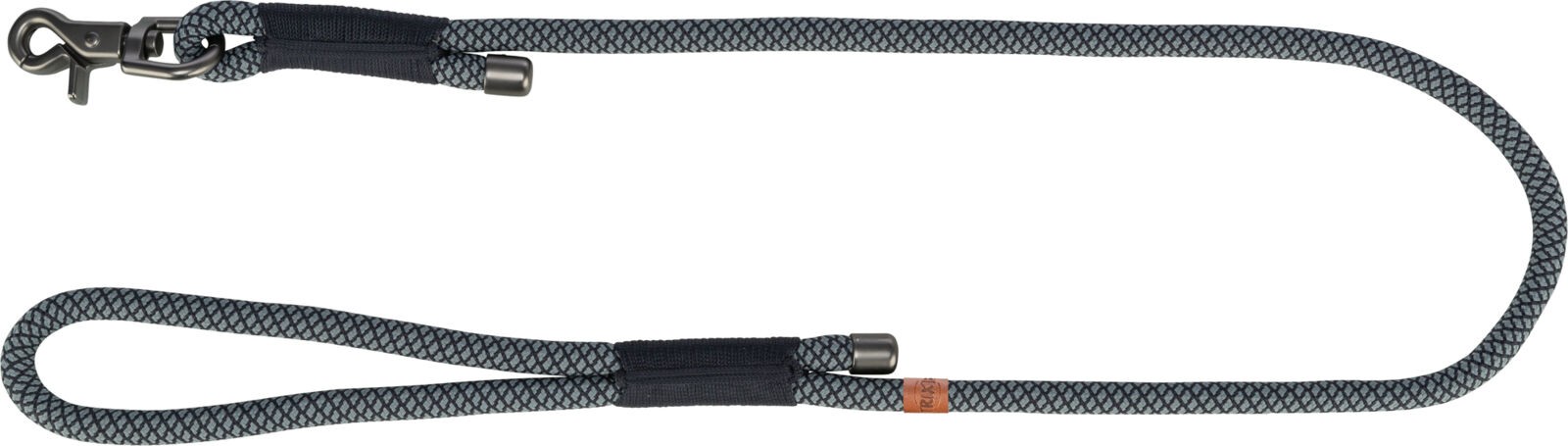 TRIXIE Soft Rope Smycz dla psa - czarny/szary