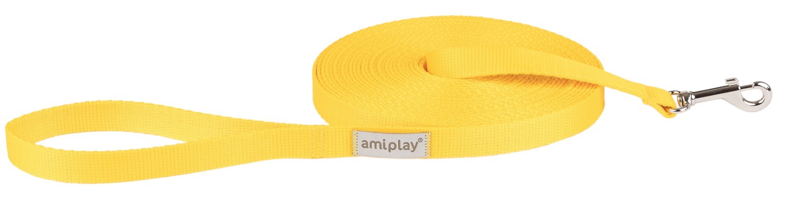 AMIPLAY Smycz treningowa 10 m Samba - Żółty