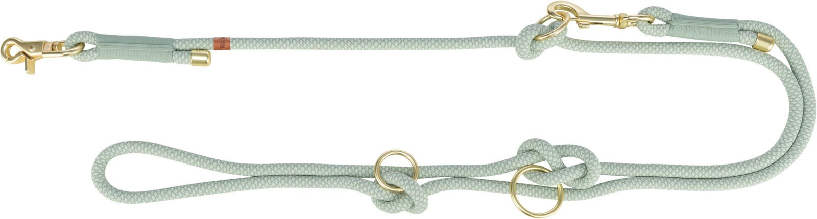 TRIXIE Soft Rope Smycz regulowana dla psa - szałwiowy/miętowy