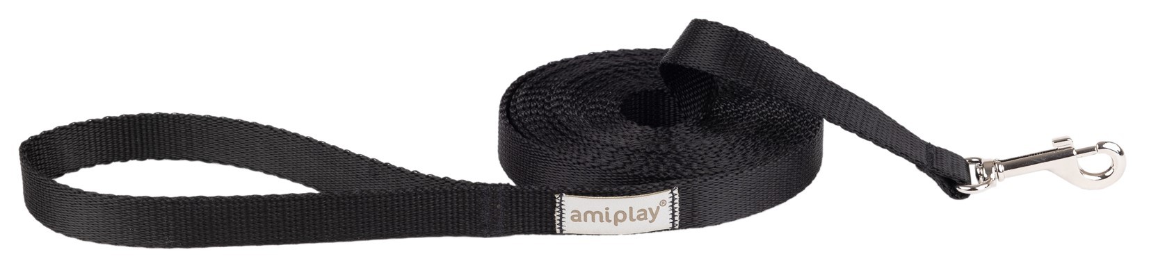 AMIPLAY Smycz treningowa 5 m Samba - Czarny