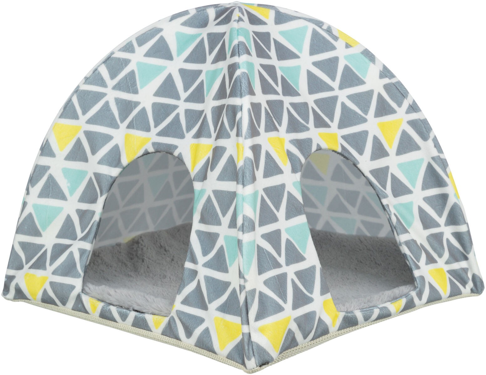 TRIXIE Wigwam Sunny dla kawii i królików 37 x 35 x 37 cm - wielokolorowe/szare