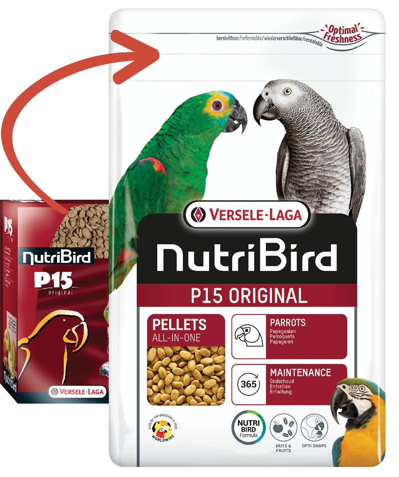 VERSELE-LAGA NutriBird P15 Original - granulat dla dużych papug 1kg
