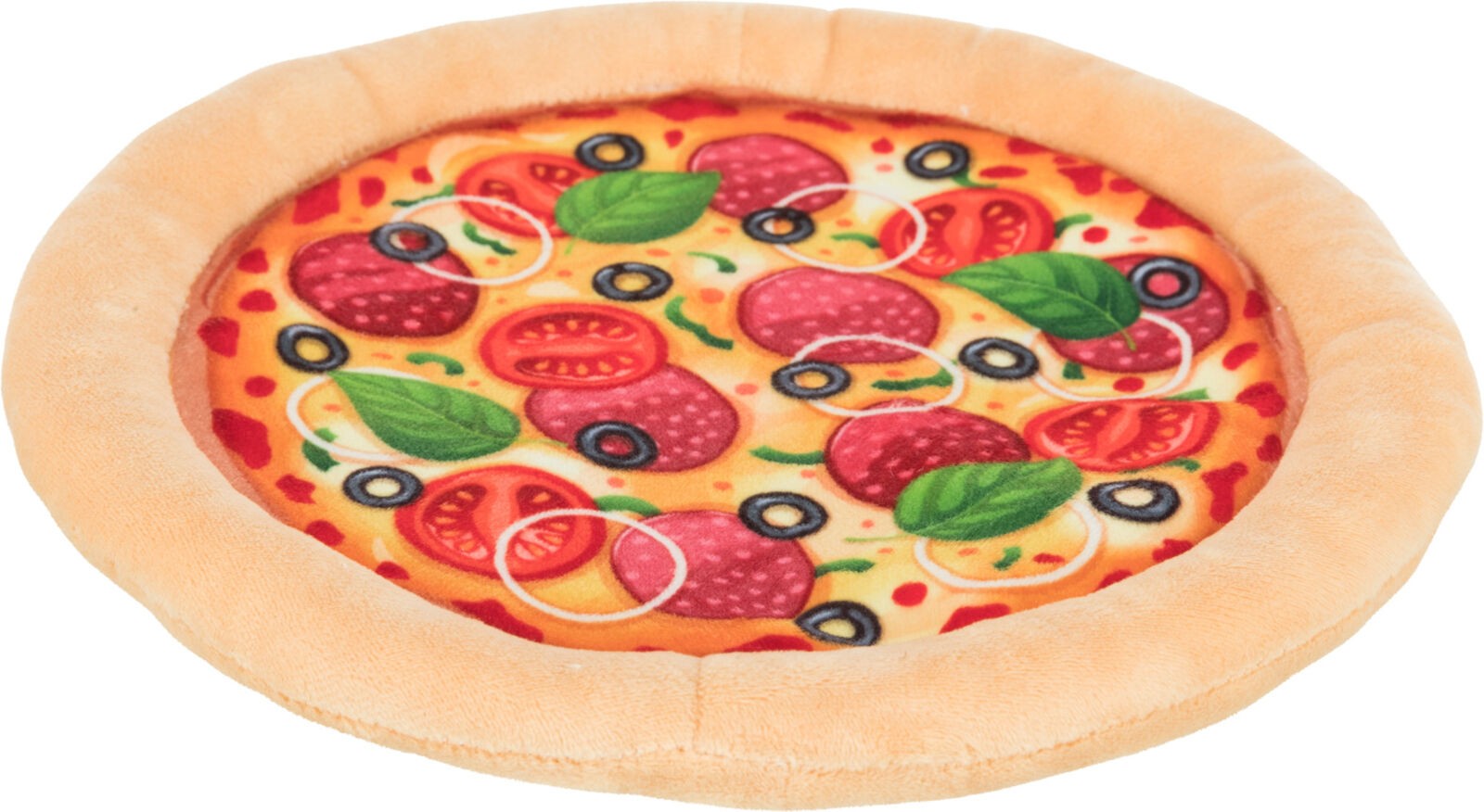 TRIXIE Pizza zabawka dla psa plusz szeleszcząca 26 cm