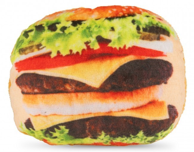 BARRY KING Zabawka dla psa hamburger pluszowy 14 cm