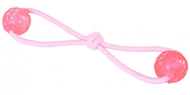 BARRY KING Sznur z piłkami TPR 6 - 38 cm - różowy