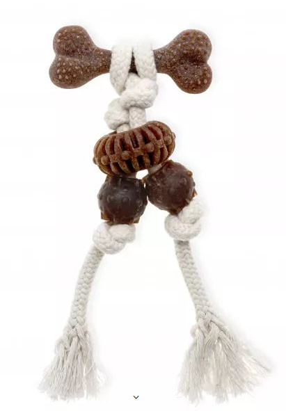 ECOMFY Zabawka Dental Toother Eco Woody 20 cm - Kość