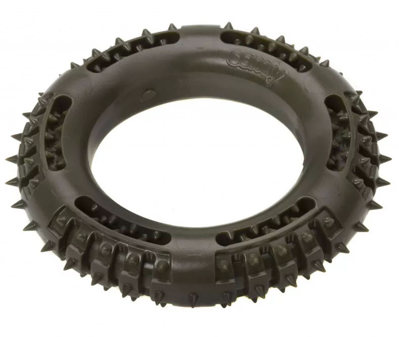 ECOMFY Zabawka Dental Ring 13 cm - oliwkowy
