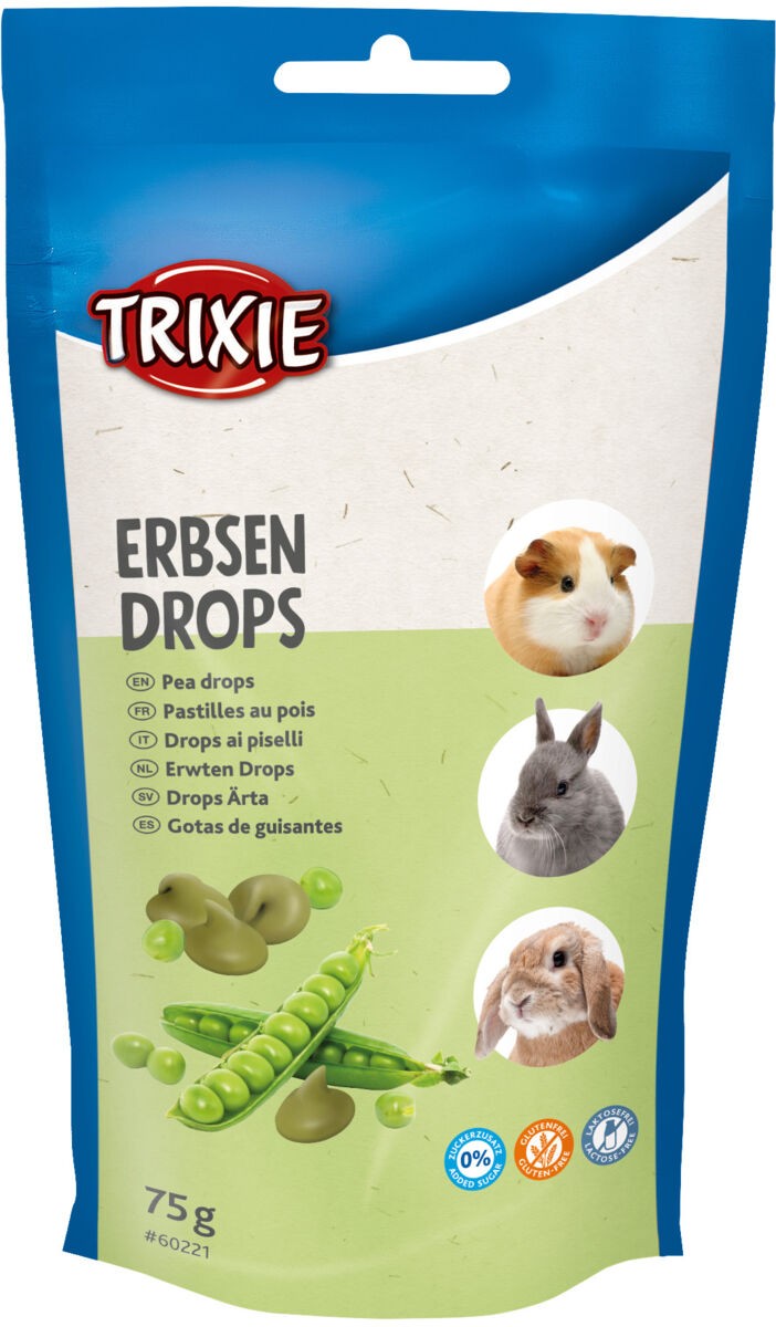 TRIXIE Dropsy dla gryzoni smaku grochu 75g