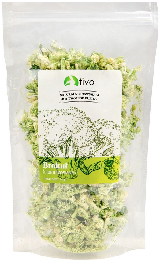 TIVO Warzywa dla gryzoni - Brokuł liofilizowany 20g