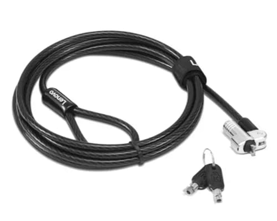 Lenovo 4XE1L51710 zapięcie do kabli Czarny 1,8 m