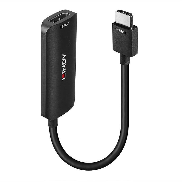 Lindy 38327 adapter kablowy 157 m HDMI Typu A (Standard) DisplayPort Czarny 38327